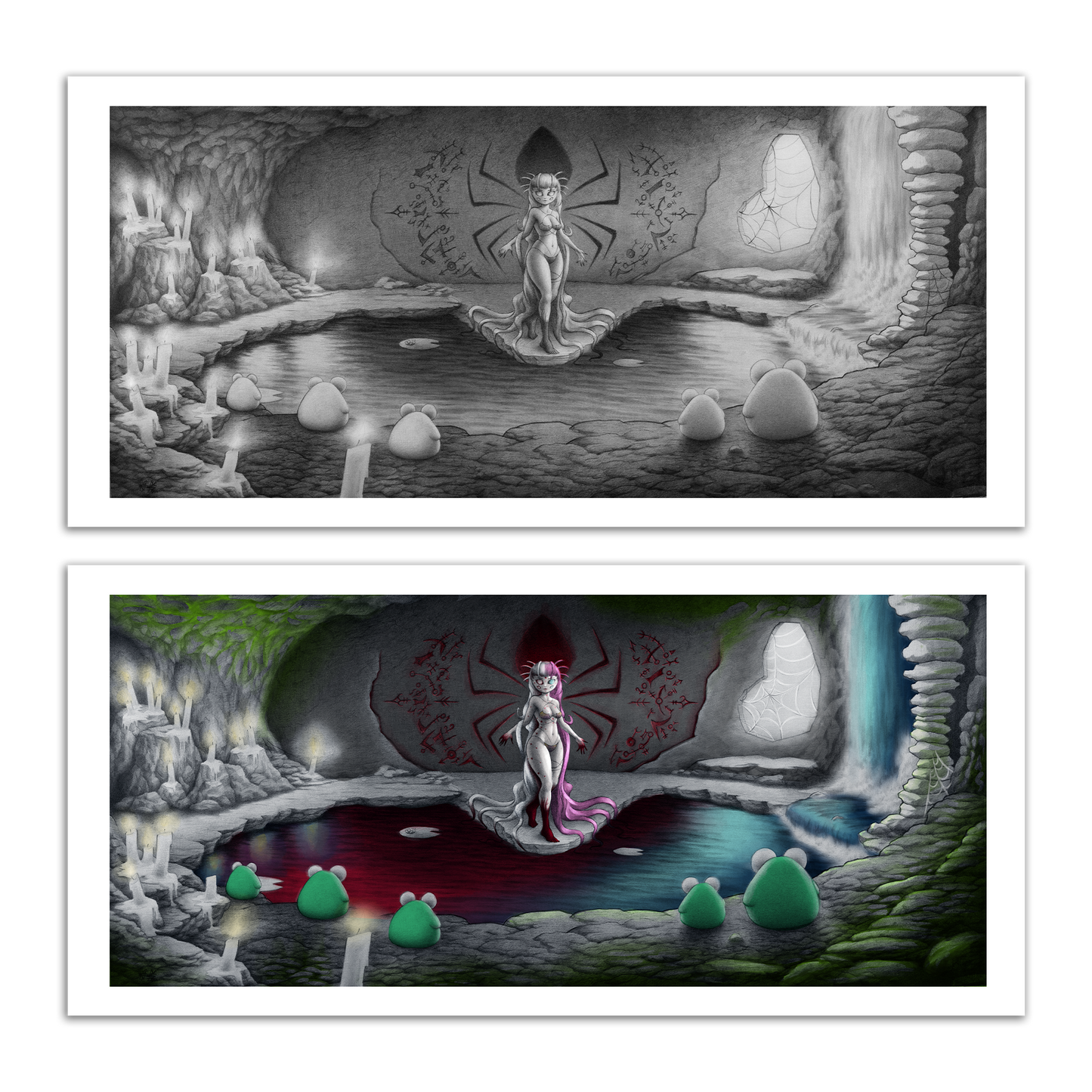Froggy PhD | The Spiders Origin - Art Print