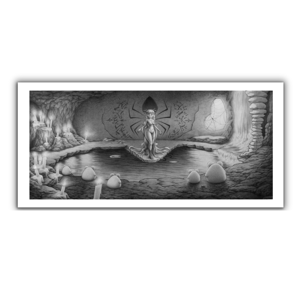 Froggy PhD | The Spiders Origin - Art Print