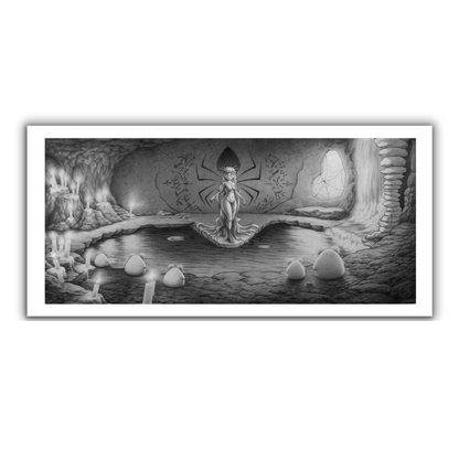 Froggy PhD | The Spiders Origin - Art Print